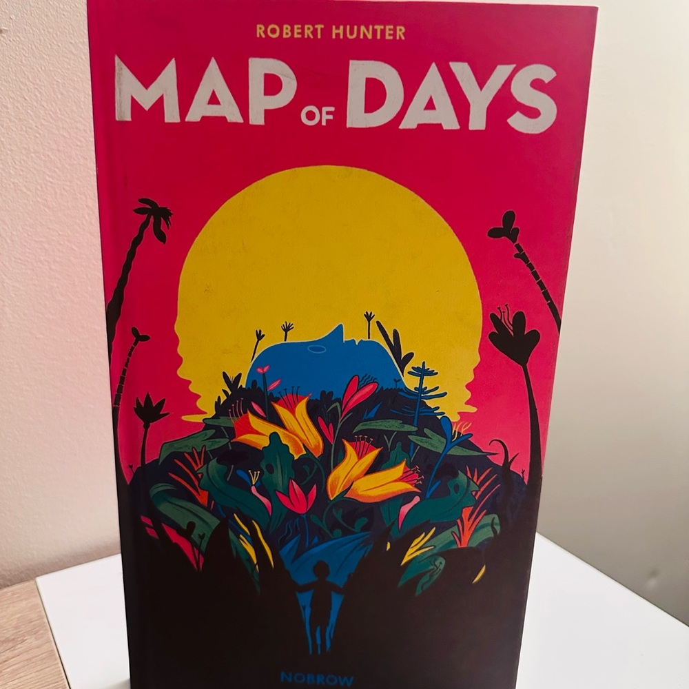 'Map of Days' Illustrated Book - Pink and Yellow